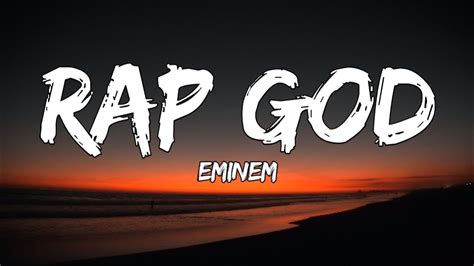 eminem rap god lyrics fast part challenge